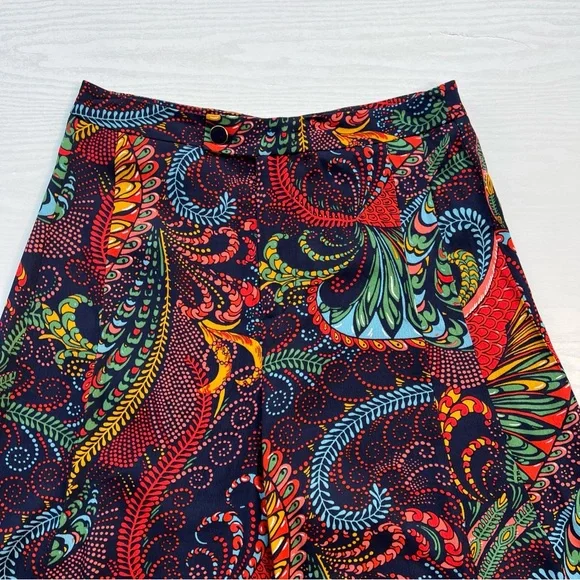 Anthropologie Ett:twa Takutea Wide Leg Pants Womens 8 High Waist Ankle Length - Picture 3 of 16